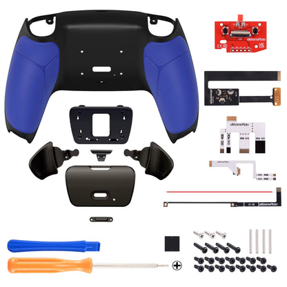 Real Metal Buttons Rise 2.0 Remap Kit for Ps5 Controller BDM-010 BDM-020, Upgrade Board Back Buttons Set Back Shell