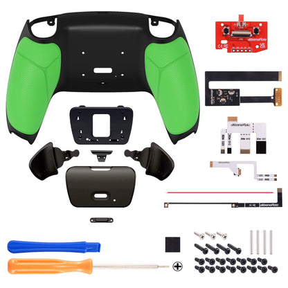 Real Metal Buttons Rise 2.0 Remap Kit for Ps5 Controller BDM-010 BDM-020, Upgrade Board Back Buttons Set Back Shell